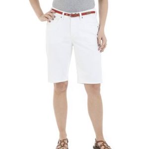 Riders by Lee | Shorts | Nwt Womens Lee White Bermuda Jeans Shorts ...